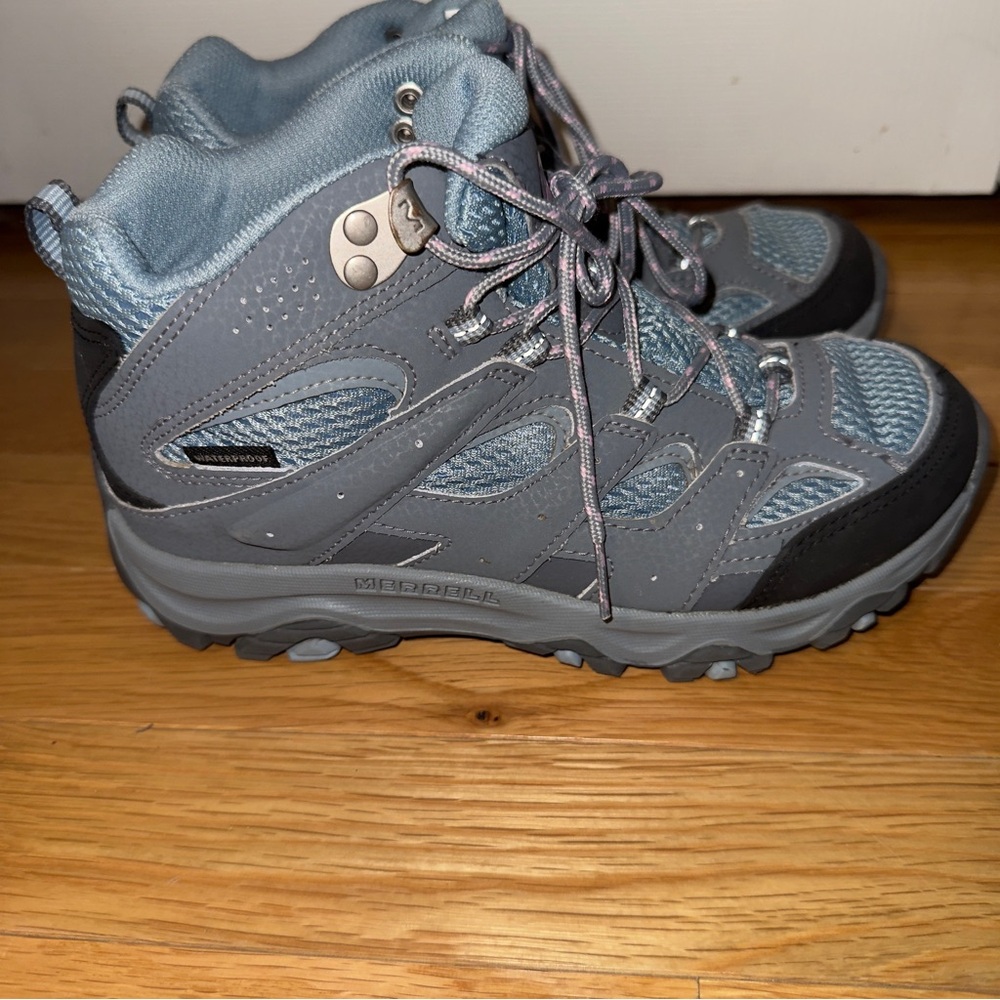 MERRELL - Kid's Moab 3 Mid Waterpoof - boots 4.5 Girls